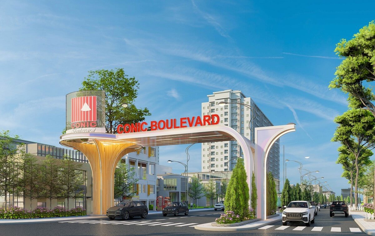 chất sống đô thị tại Conic Boulevard Bình Chánh 1