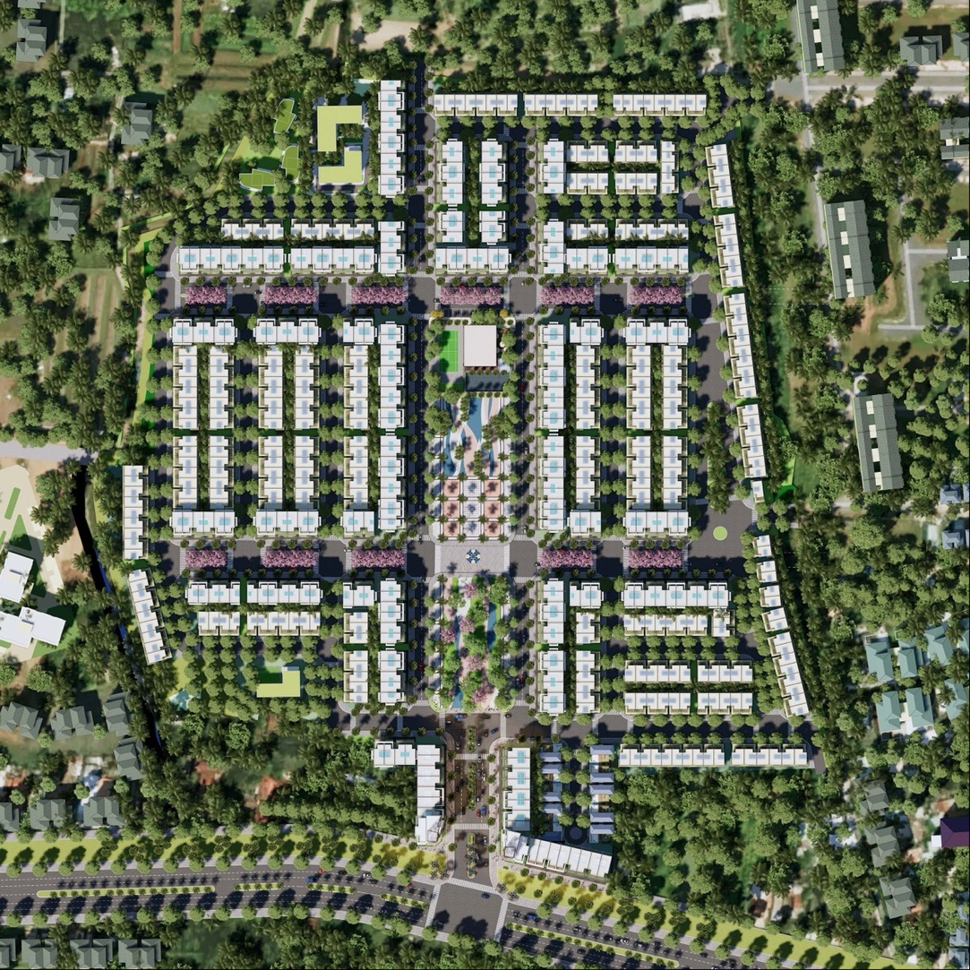 Phối cảnh tổng thể dự án Lumina Grand Square (Khu dân cư An Phú Sinh).