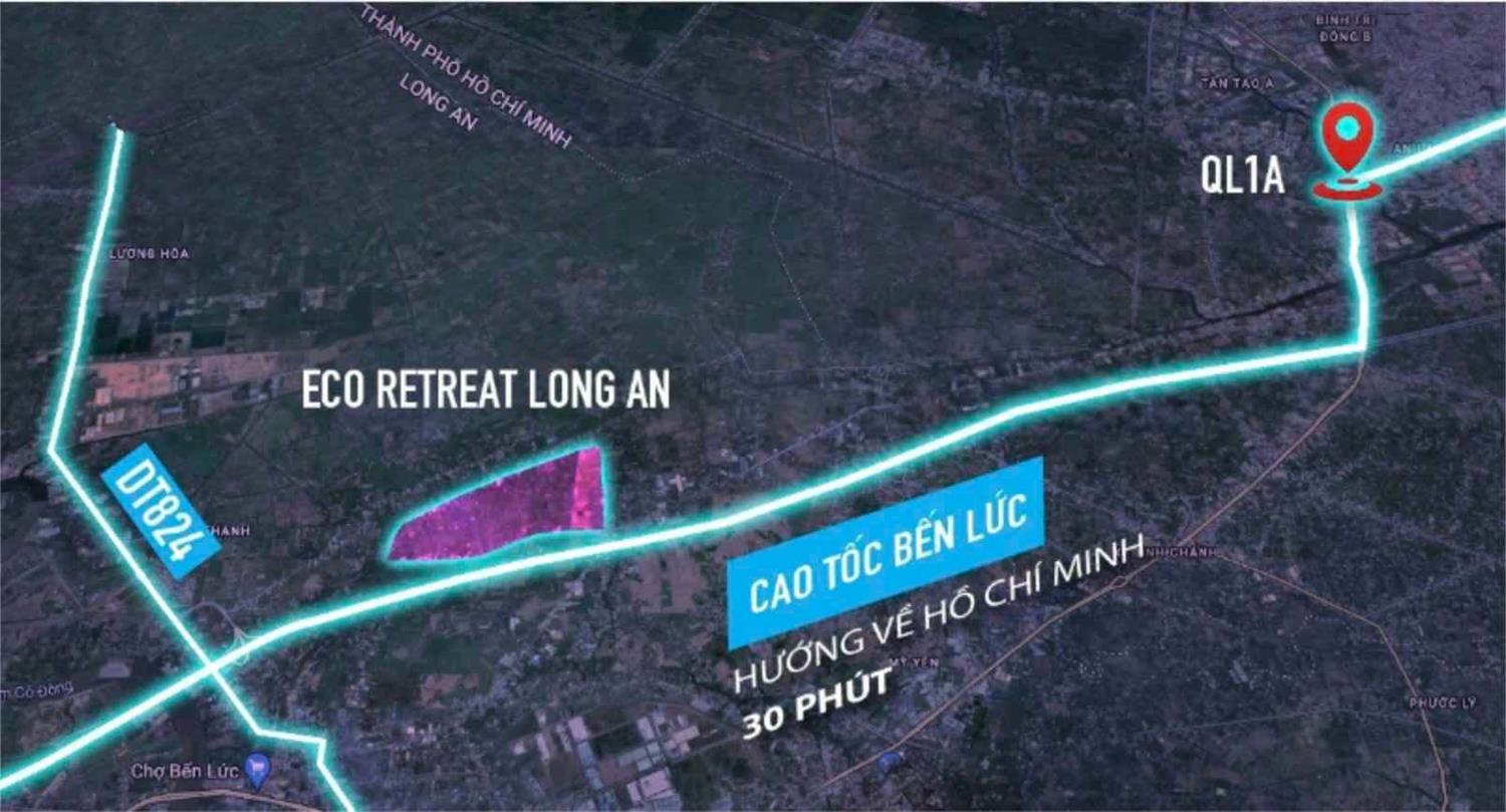Tuyến đường nào đang nâng tầm Eco Retreat Long An 2