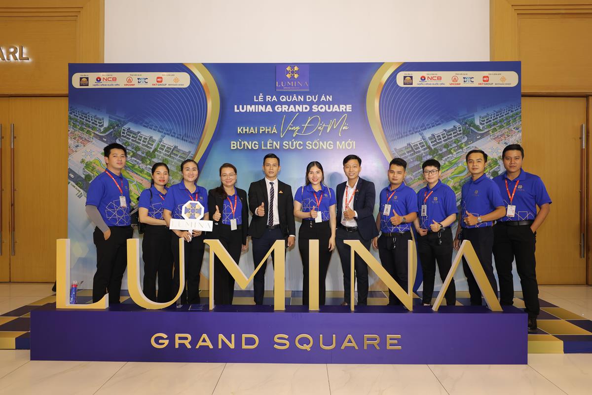 Đội ngũ Chuyên viên kinh doanh đồng lòng quyết tâm chinh phục dự án Lumina Grand Square 