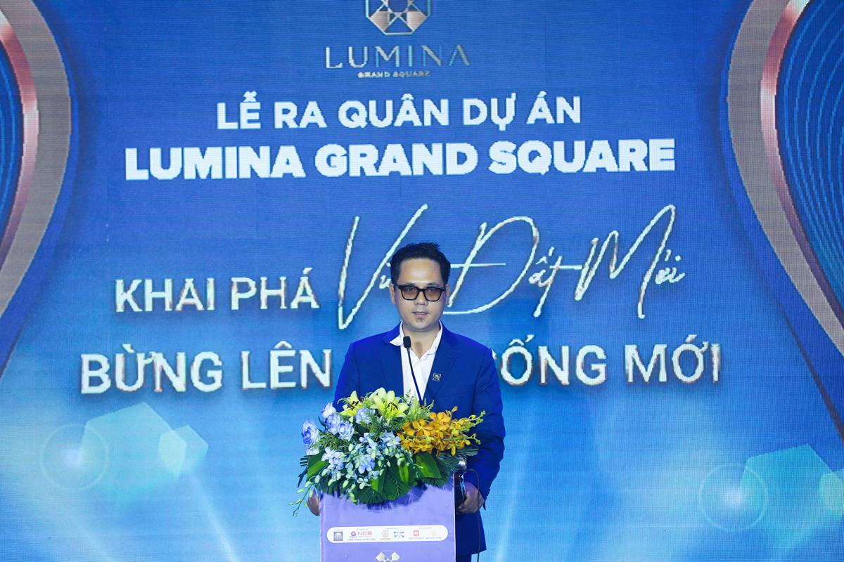 Ông Đoàn Minh Chí – Phó Tổng Giám đốc An Phú Sinh Group phát biểu tại buổi lễ